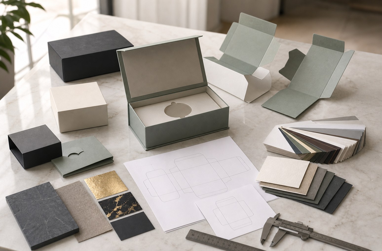 Custom packaging design and prototyping workflow
